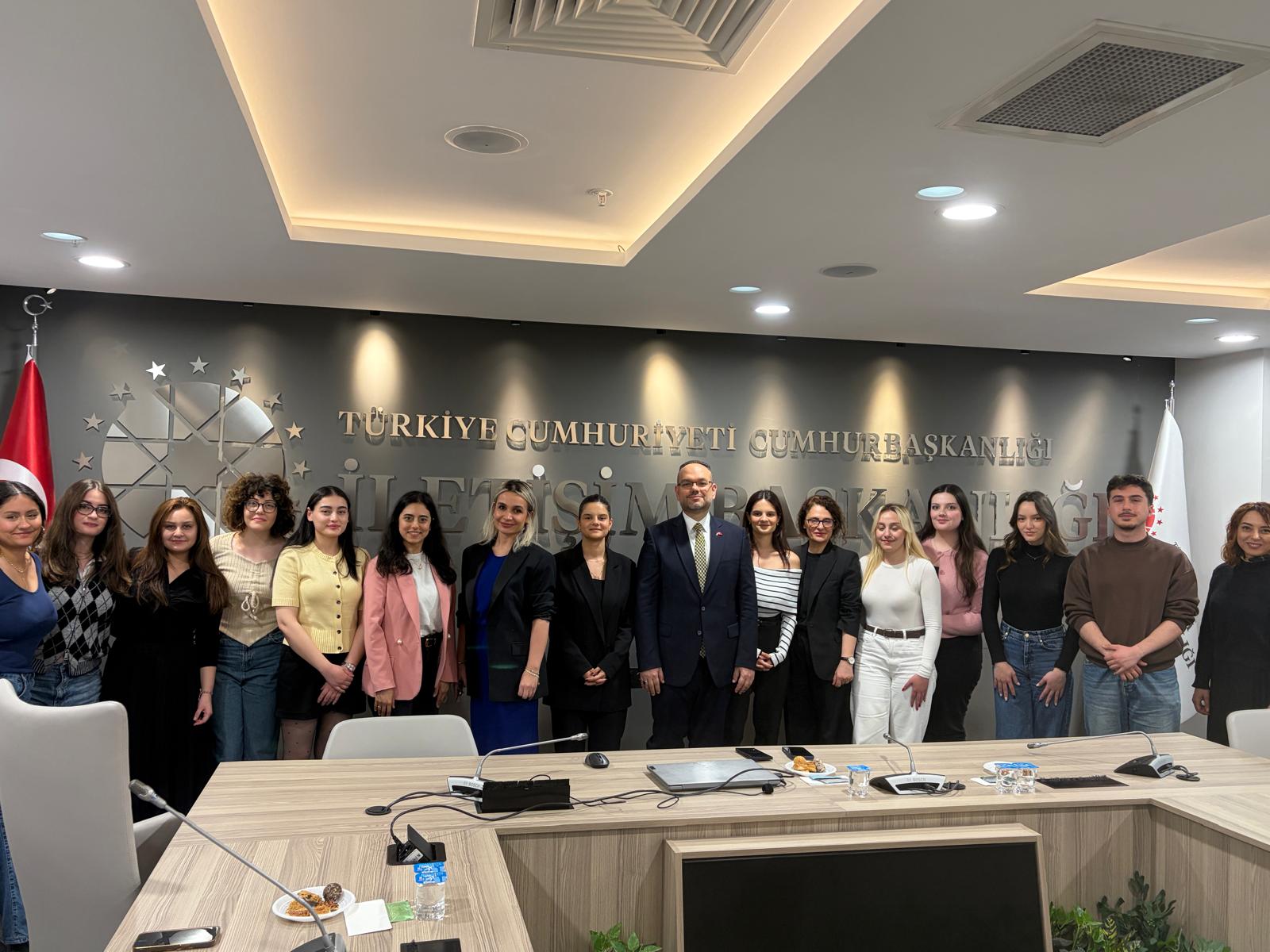 Kariyer Yolunda İletişim Başkanlığı’na Ziyaret